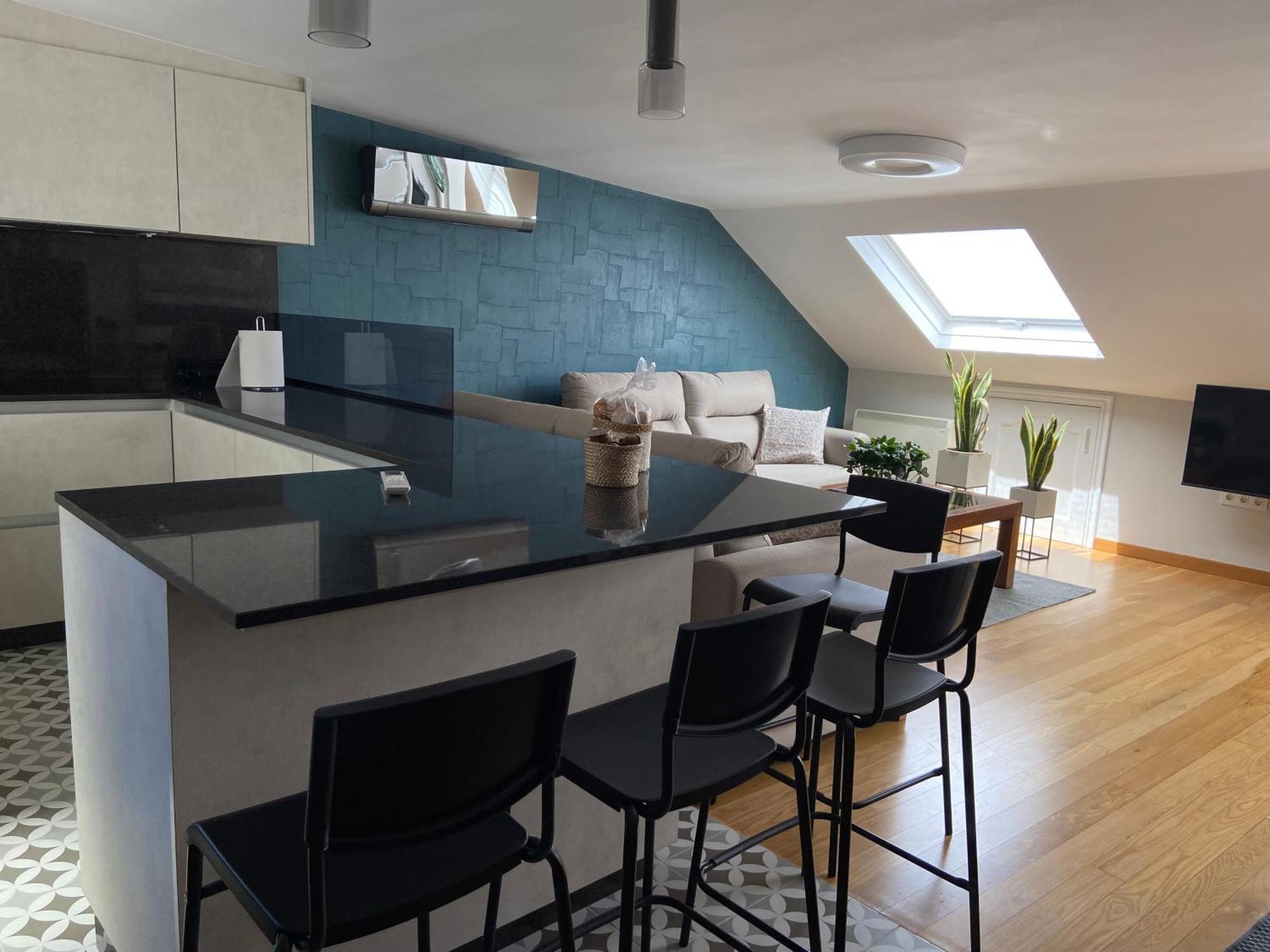 Atico 22 - Centrico, Aire Acondicionado Y Parking Apartman Pontevedra Kültér fotó